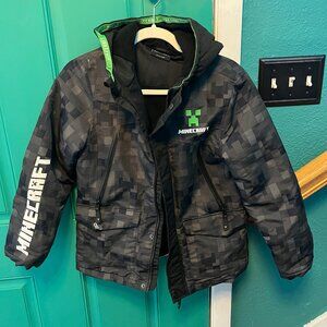 Minecraft Primark gray boys jacket